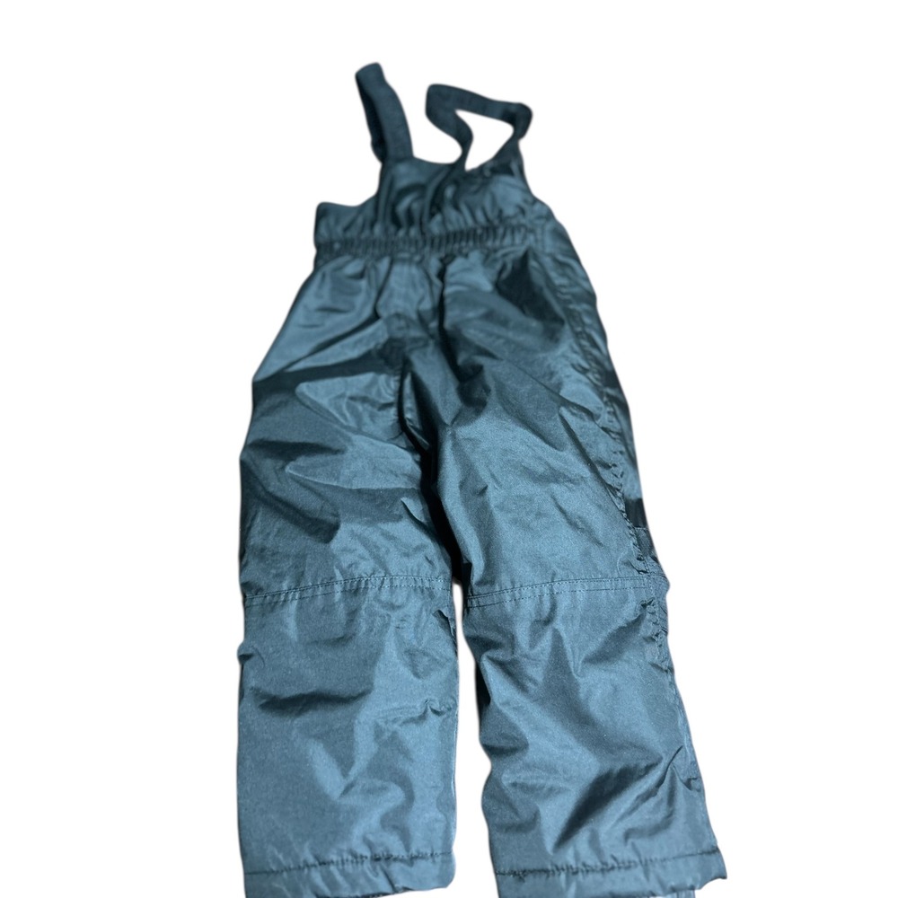 Kids Weatherproof Snow Bib Ski Pants Size 3T Black Insulated Waterproof‎